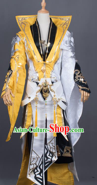 Traditional Chinese Cosplay General Costumes Ancient Swordsman Hanfu Clothing for Men