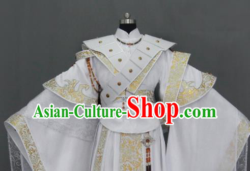 Chinese Traditional Cosplay Taoist King Costumes Ancient Swordsman Clothing for Men