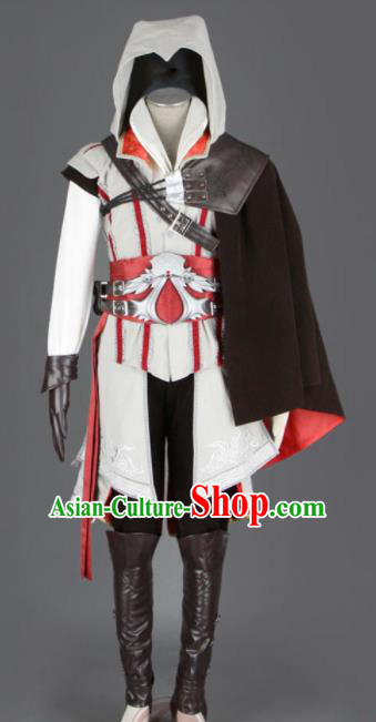 Traditional Chinese Cosplay Assassin Costumes Ancient Swordsman Clothing for Men