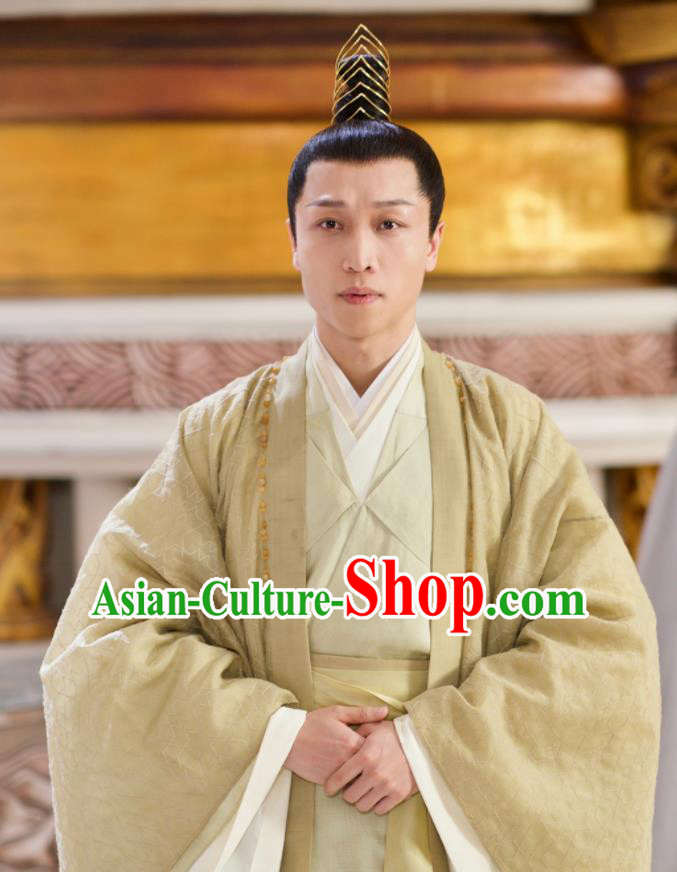 Chinese Ancient Drama Love and Destiny Lord of Dipper Si Ming Swordsman Replica Costumes for Men