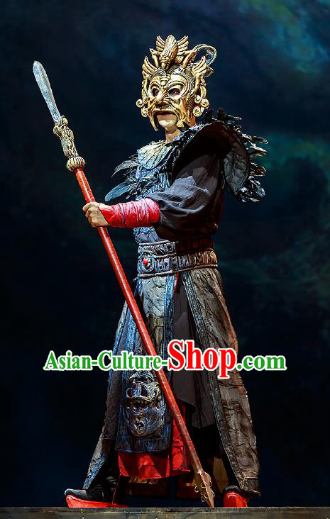 Chinese Drama Prince of Lanling Ancient Northern Dynasties General Clothing Stage Performance Dance Costume for Men