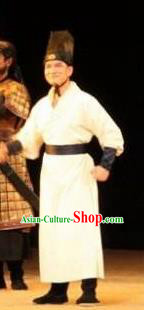 Chinese Drama New Dragon Inn Ancient Swordsman White Clothing Stage Performance Dance Costume for Men