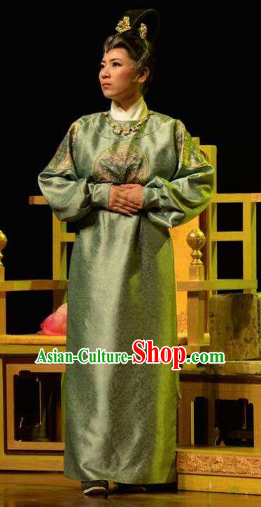 The Empress of China Ancient Tang Dynasty Court Maid Dress Stage Performance Dance Costume and Headpiece for Women