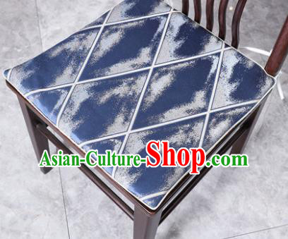 Traditional Chinese Cushion Classical Twilight Pattern Blue Brocade Cover Home Decoration Accessories