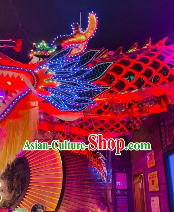 LED Super Large Dragon Head Dragon Dance Costume Complete Set