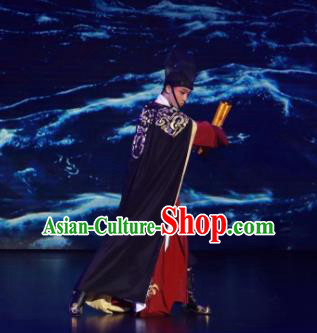 Meet Millennium Chinese Ancient Eunuch Clothing Stage Performance Dance Costume for Men
