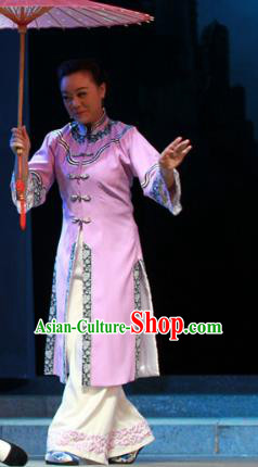 Shi Niang Chinese Classical Dance Pink Dress Stage Performance Dance Costume and Headpiece for Women