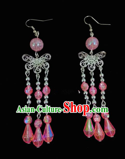 Chinese Traditional Beijing Opera Accessories Peking Opera Earrings for Adults