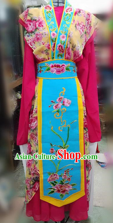 Chinese Traditional Beijing Opera Young Lady Dress Peking Opera Actress Water Sleeve Costume for Adults