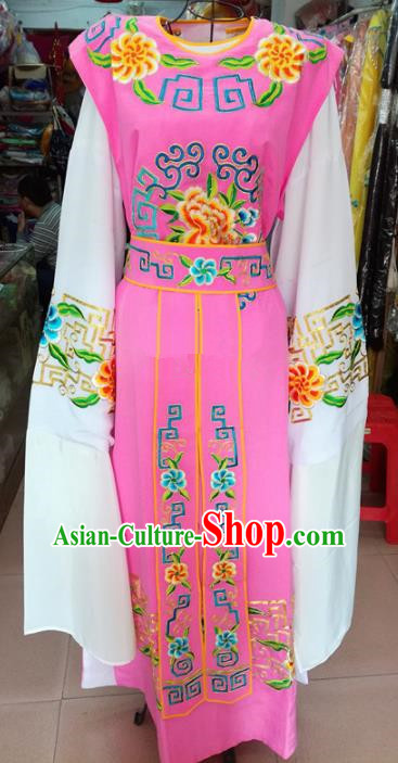 Chinese Traditional Beijing Opera Niche Costume Peking Opera Scholar Pink Robe for Adults