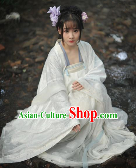 Chinese Ancient Palace Lady Hanfu Dress Tang Dynasty Princess Historical Costume for Women