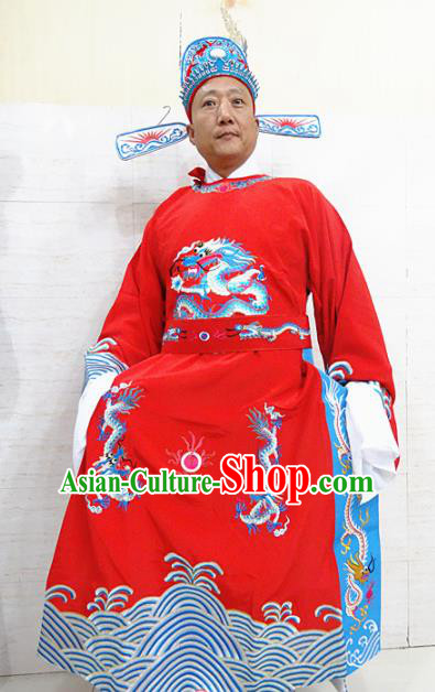Chinese Traditional Beijing Opera Niche Robe Peking Opera Scholar Bridegroom Costume for Adults
