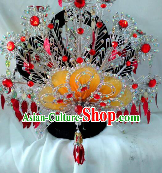 Chinese Traditional Beijing Opera Diva Phoenix Coronet Princess Hair Accessories for Adults