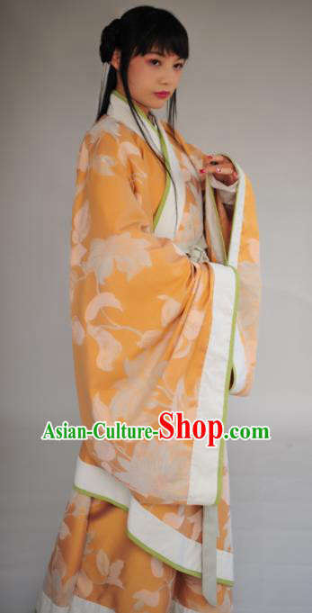 Chinese Ancient Princess Hanfu Dress Han Dynasty Palace Lady Historical Costumes Complete Set