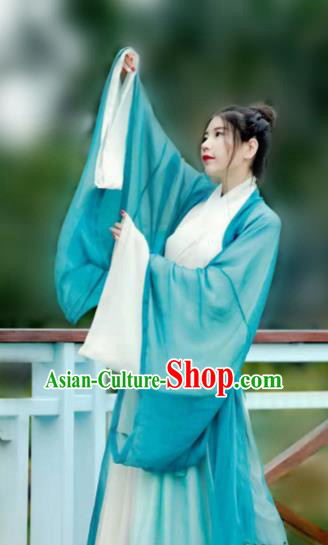 Chinese Ancient Court Princess Hanfu Dress Jin Dynasty Palace Lady Historical Costume for Women