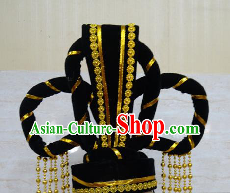 Chinese Traditional Beijing Opera Actress Hair Accessories Ancient Peri Hairpins and Wigs for Adults