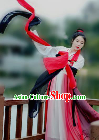 Chinese Ancient Princess Hanfu Dress Traditional Tang Dynasty Palace Lady Historical Costume for Women