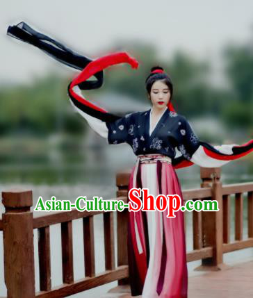 Chinese Ancient Swordswoman Hanfu Dress Traditional Tang Dynasty Female Knight Historical Costume for Women