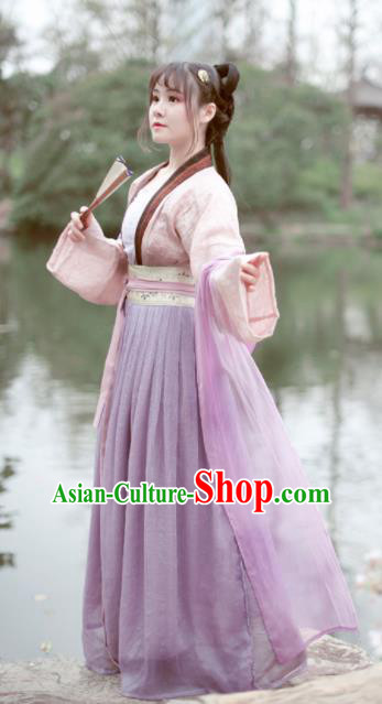 Chinese Ancient Hanfu Dress Song Dynasty Aristocratic Lady Historical Costumes for Women