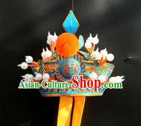 Chinese Traditional Beijing Opera Seignior Hat Peking Opera Royal Highness Helmet