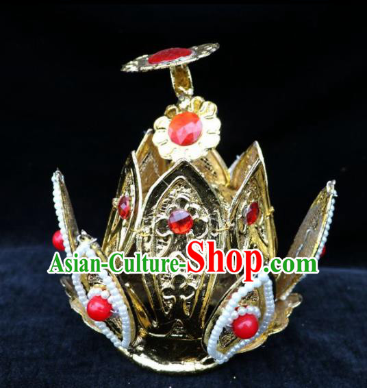 Chinese Traditional Beijing Opera Royal Highness Hair Accessories Peking Opera Niche Hairdo Crown