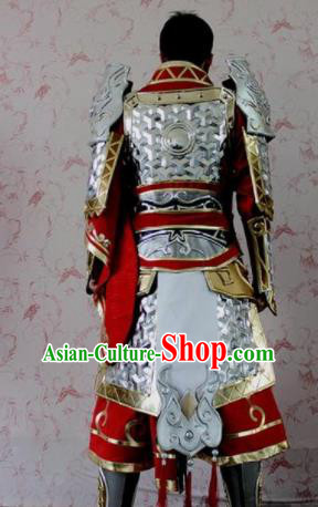 Chinese Ancient Cosplay General Costume Traditional Swordsman Body Armor for Men