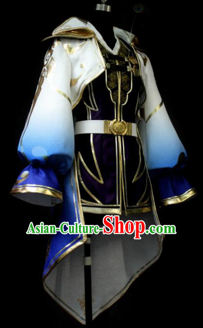 Chinese Ancient Cosplay Costume Traditional Swordsman Clothing for Men