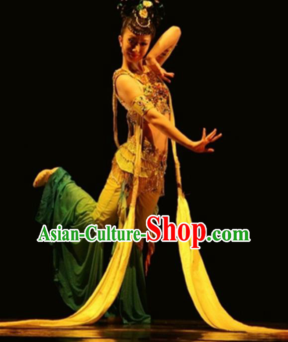 Traditional Chinese Classical Dance Costume China Ancient Flying Apsaras Dance Dress for Women