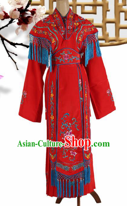 Traditional Chinese Beijing Opera Peri Costume Peking Opera Princess Red Dress