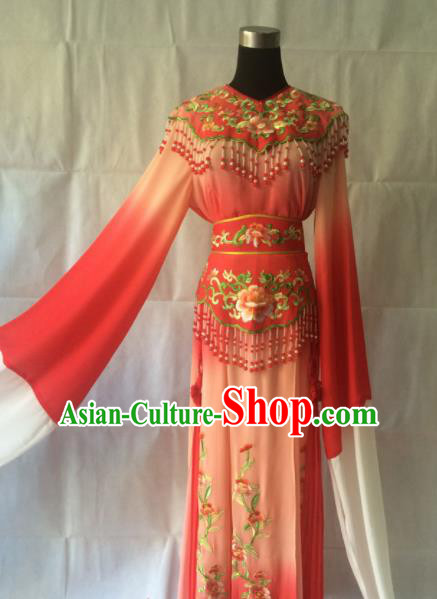 Traditional Chinese Beijing Opera Costume Ancient Princess Red Hanfu Dress for Women