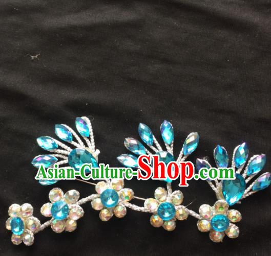 Asian Chinese Beijing Opera Jewelry Accessories Stage Performance Brooch for Women