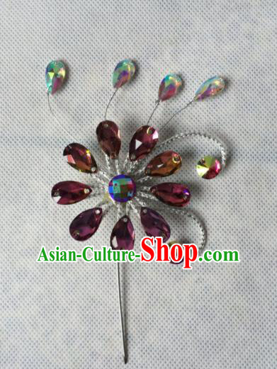 Asian Chinese Beijing Opera Hair Accessories Ancient Princess Hairpins Hair Clip for Women