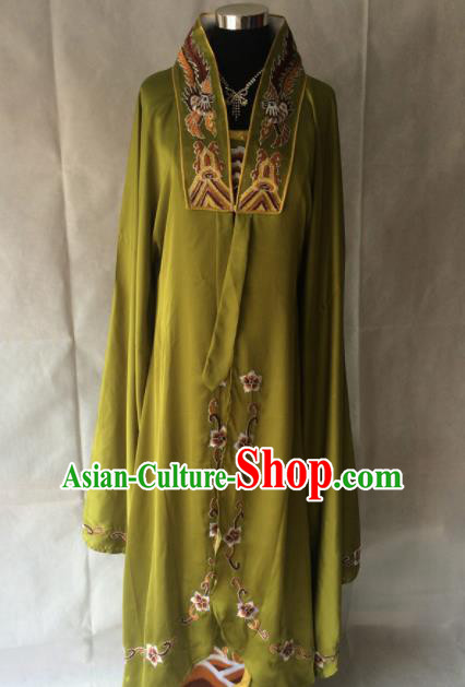 Traditional Chinese Beijing Opera Imperial Concubine Costume Ancient Peri Green Dress for Women