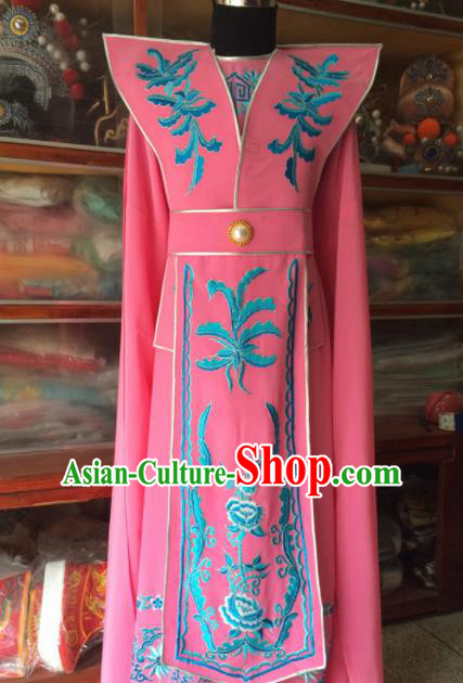 Traditional Chinese Beijing Opera Niche Costume Peking Opera Prince Pink Robe