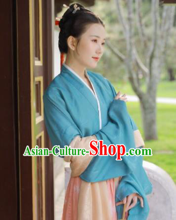 Traditional Chinese Song Dynasty Historical Costume Ancient Nobility Lady Hanfu Dress Complete Set for Women