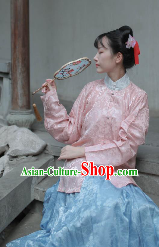 Traditional Chinese Ming Dynasty Princess Historical Costume Ancient Nobility Lady Hanfu Dress Complete Set for Women