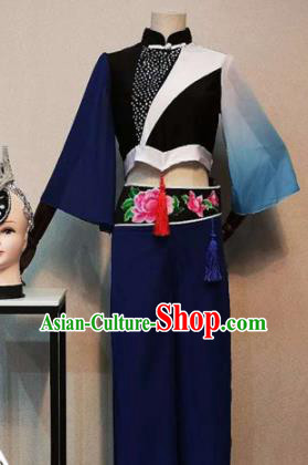 Asian Chinese Traditional Folk Dance Costume National Dance Clothing for Women