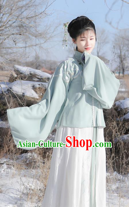 Traditional Chinese Ancient Ming Dynasty Aristocratic Lady Historical Costume for Women