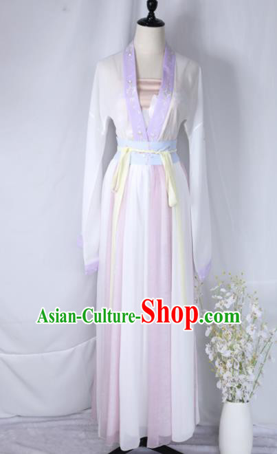 Traditional Chinese Ancient Princess Hanfu Dress Tang Dynasty Palace Lady Historical Costume for Women