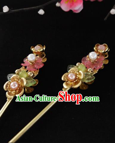 Chinese Ancient Hair Accessories Hair Clip Traditional Bride Hanfu Hairpins for Women