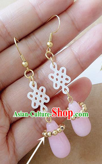 Chinese Ancient Hanfu Jewelry Accessories Traditional Palace Earrings for Women