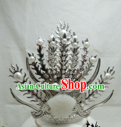 Chinese Ancient Swordsman Hair Accessories Traditional Hair Crown for Men