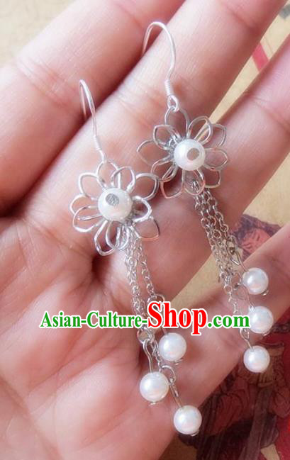 Chinese Ancient Princess Jewelry Accessories Traditional Hanfu Earrings for Women