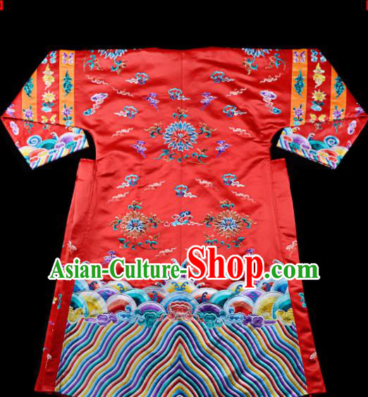 Professional Chinese Traditional Beijing Opera Queen Costume Ancient Qing Dynasty Empress Dress for Adults