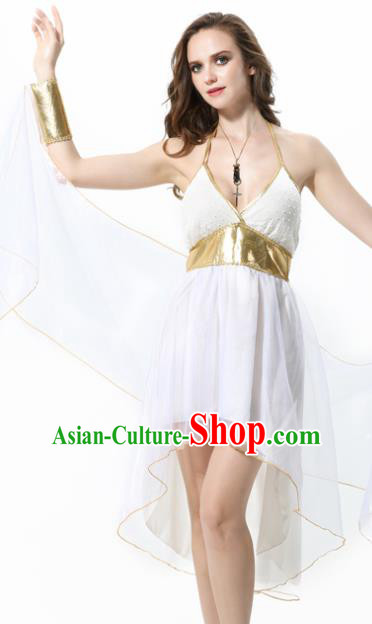 Traditional Greece Costume Ancient Greek Goddess Athena Dress for Women