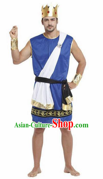 Traditional Greece Costume Ancient Greek Prince Clothing for Men
