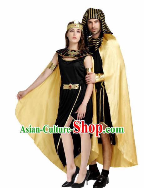 Traditional Egypt Stage Performance Costume Ancient Egypt Queen and King Clothing