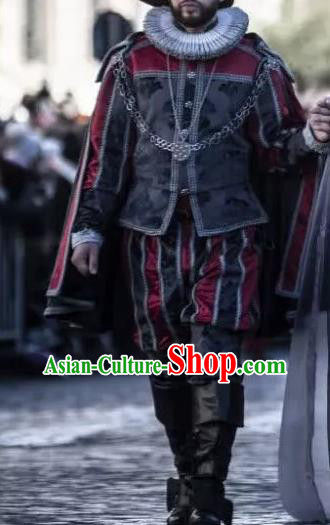 Traditional Roman Earl Costume Ancient Rome Senator Clothing for Men