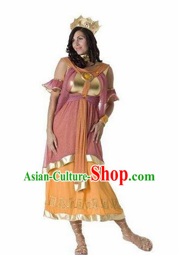 Traditional Greek Queen Costume Strophion Peplos Ancient Greece Goddess Dress for Women