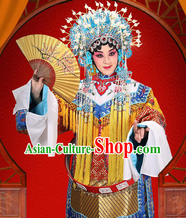 Professional Chinese Traditional Beijing Opera Costume Ancient Imperial Concubine Embroidered Robe for Adults